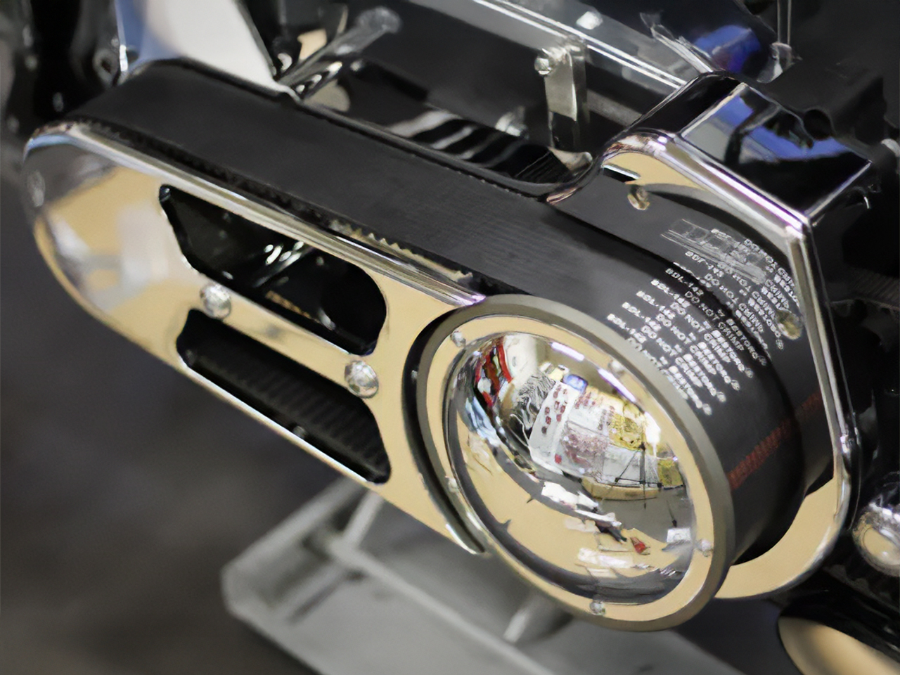 ハーレーのベルトドライブ