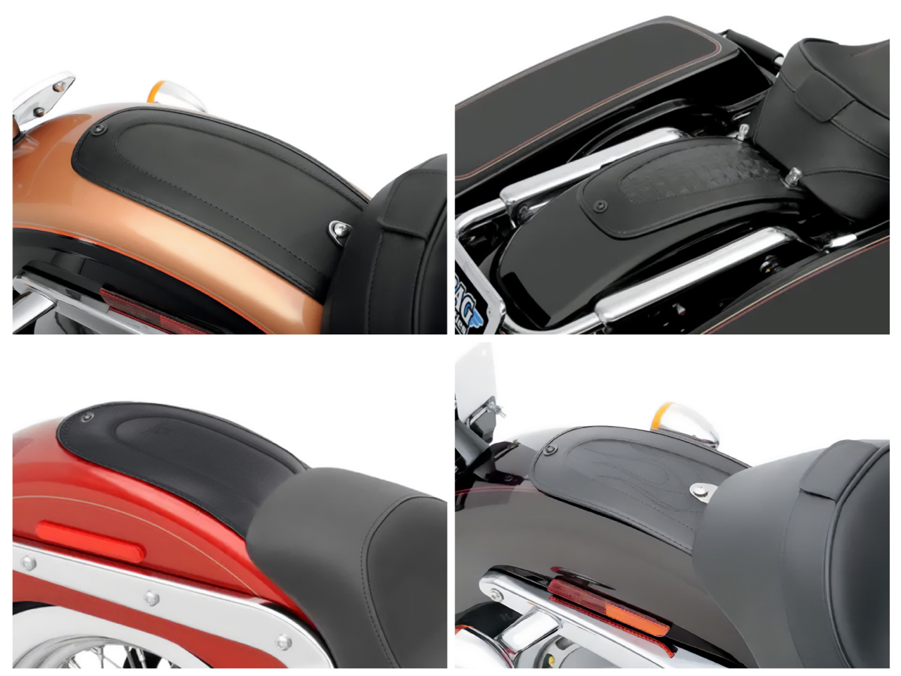 ハーレーに装着したフェンダービブ