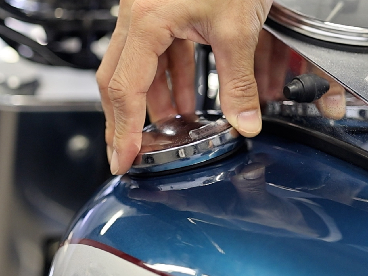 劣化と新品のガスケットと