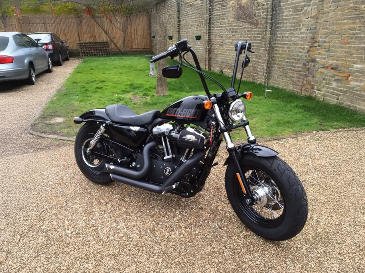 エイプバーハンドル車両