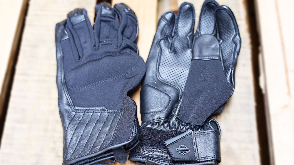 Men's H-D Brawler Full Finger Mixed Media Glove