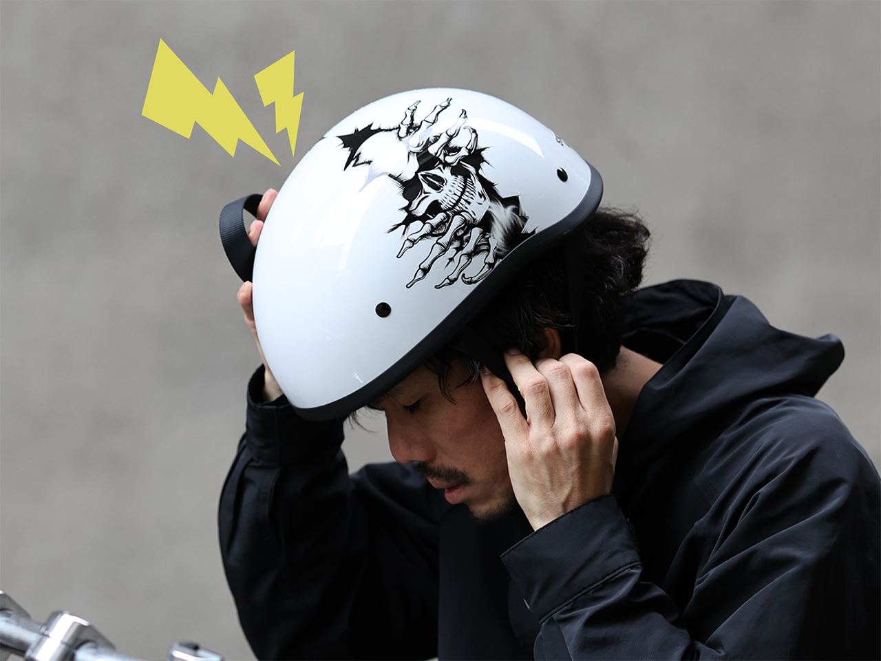 ヘルメット頭痛