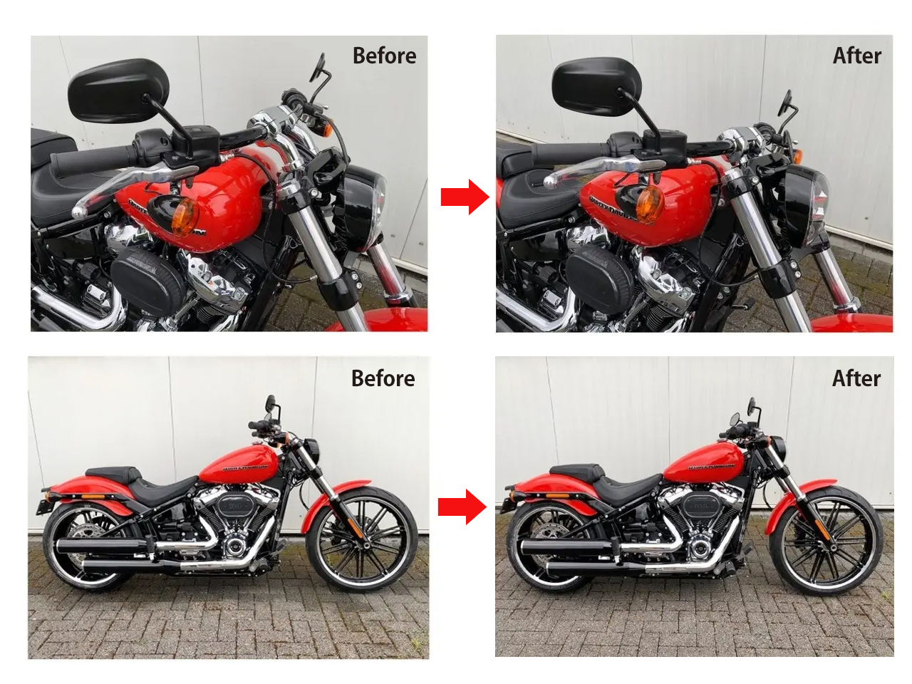 ロアライザー取り付けのビフォー・アフター