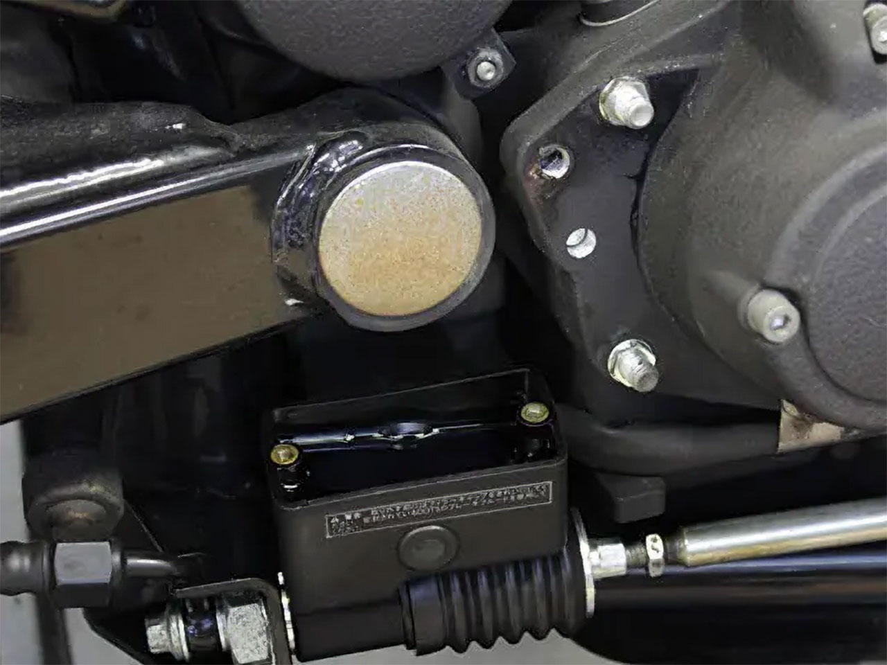 ブレーキロッドの取り付け