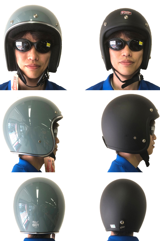 アパレル新商品 GreaserSTYLE(グリーサースタイル) ジェットヘルメット ...