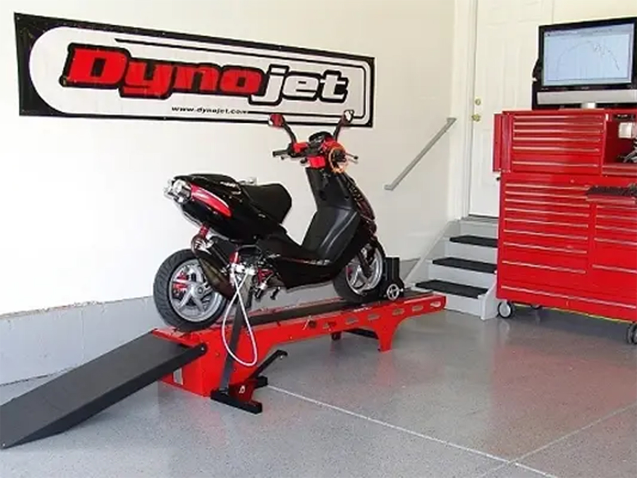 ダイノジェットの作業風景