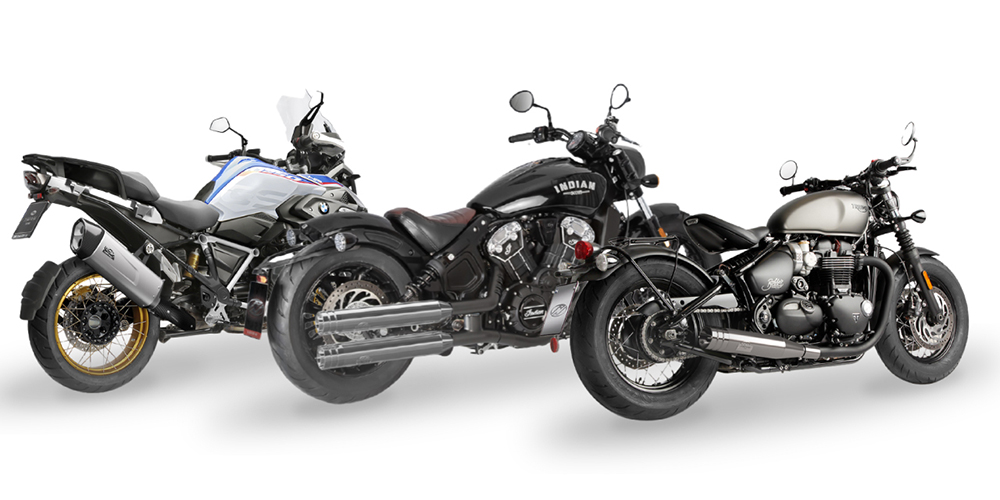 インディアンとBMWとトライアンフ