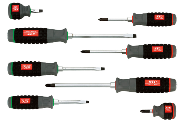 使いやすい樹脂柄ドライバーセット