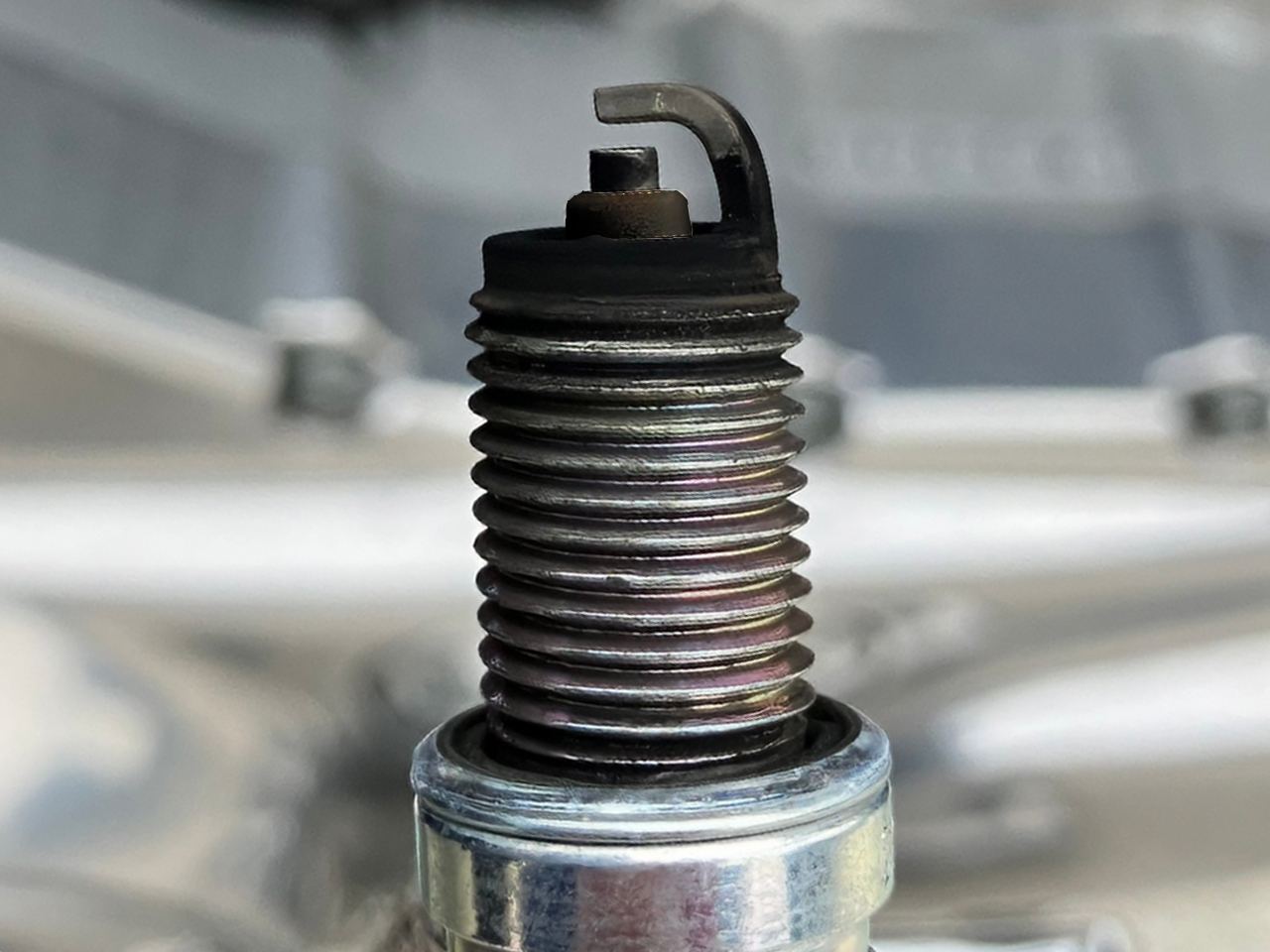 スパークプラグ_オイル濃すぎ