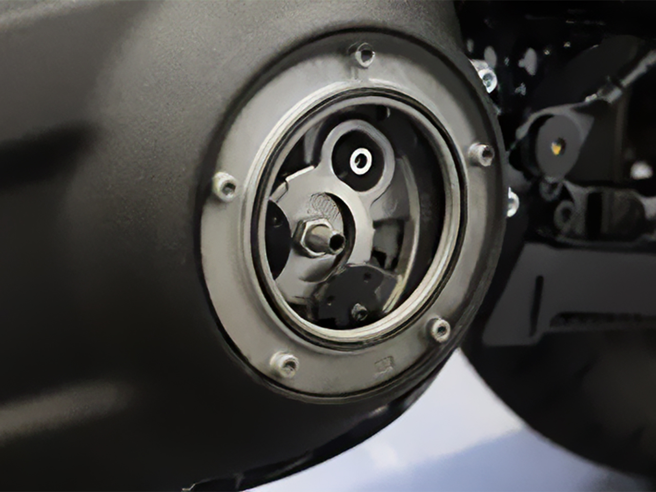 アレンネスのオイルプレッシャーゲージ 裏面