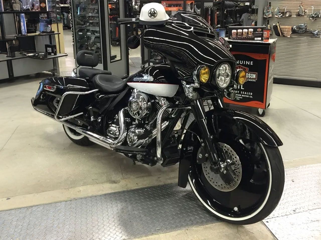 大口径ホイールのハーレー