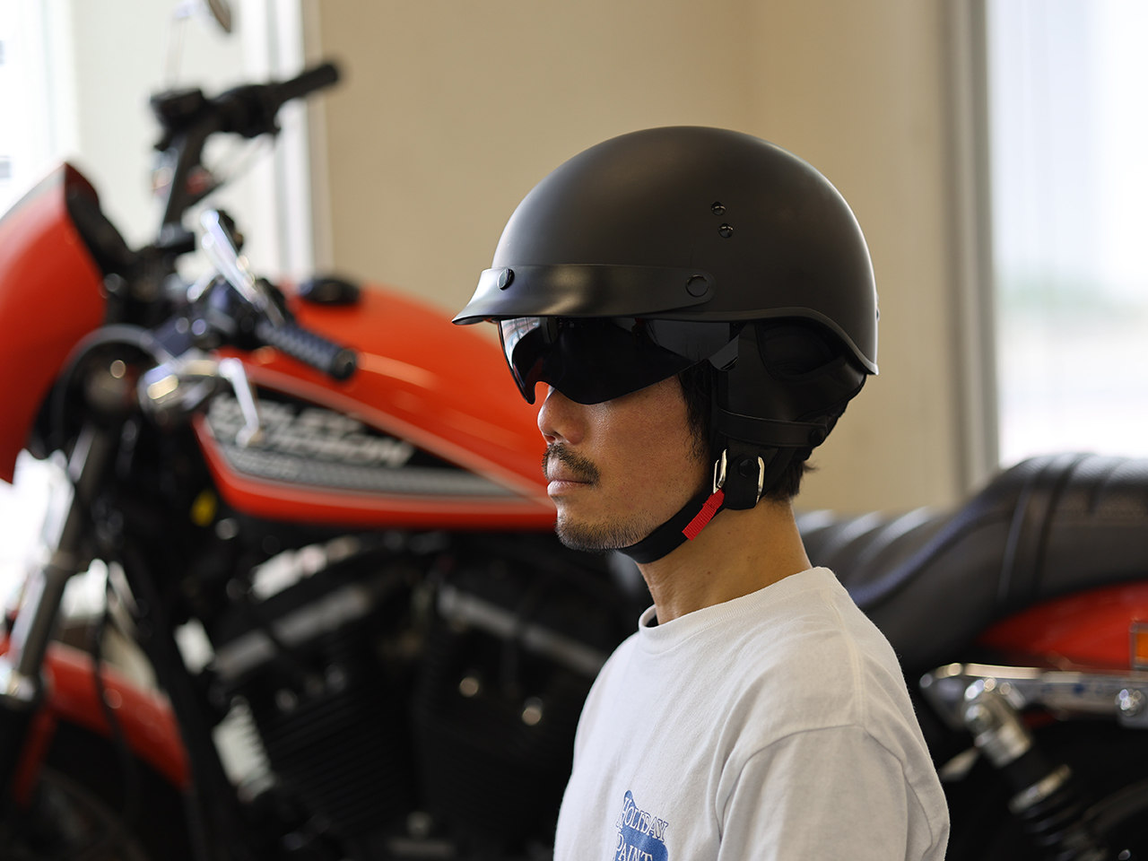 Z1Rのサンバイザー装着