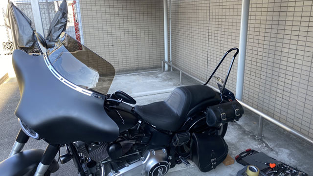 ファットボーイ ロー 2010年式 FLSTFB ハーレー カスタム車両の紹介